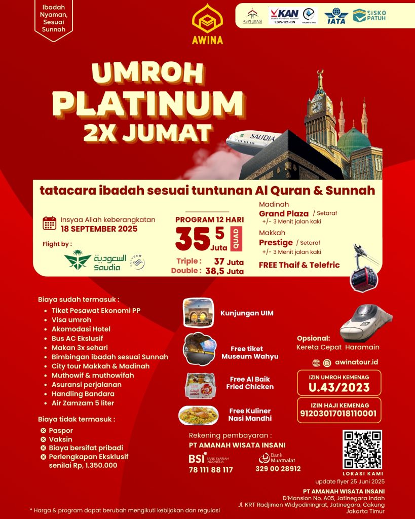 Umroh Platinum 2x Jumat