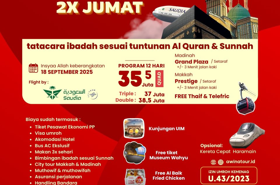 Umroh Platinum 2x Jumat