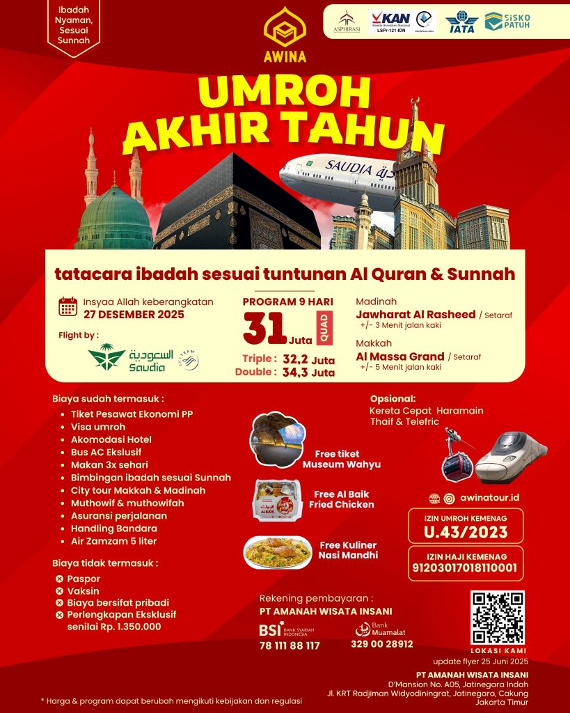 Umroh Akhir Tahun