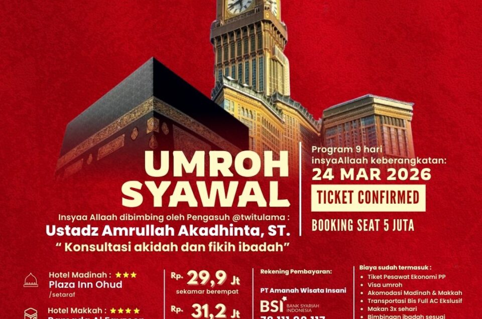 Umroh Syawal 2026