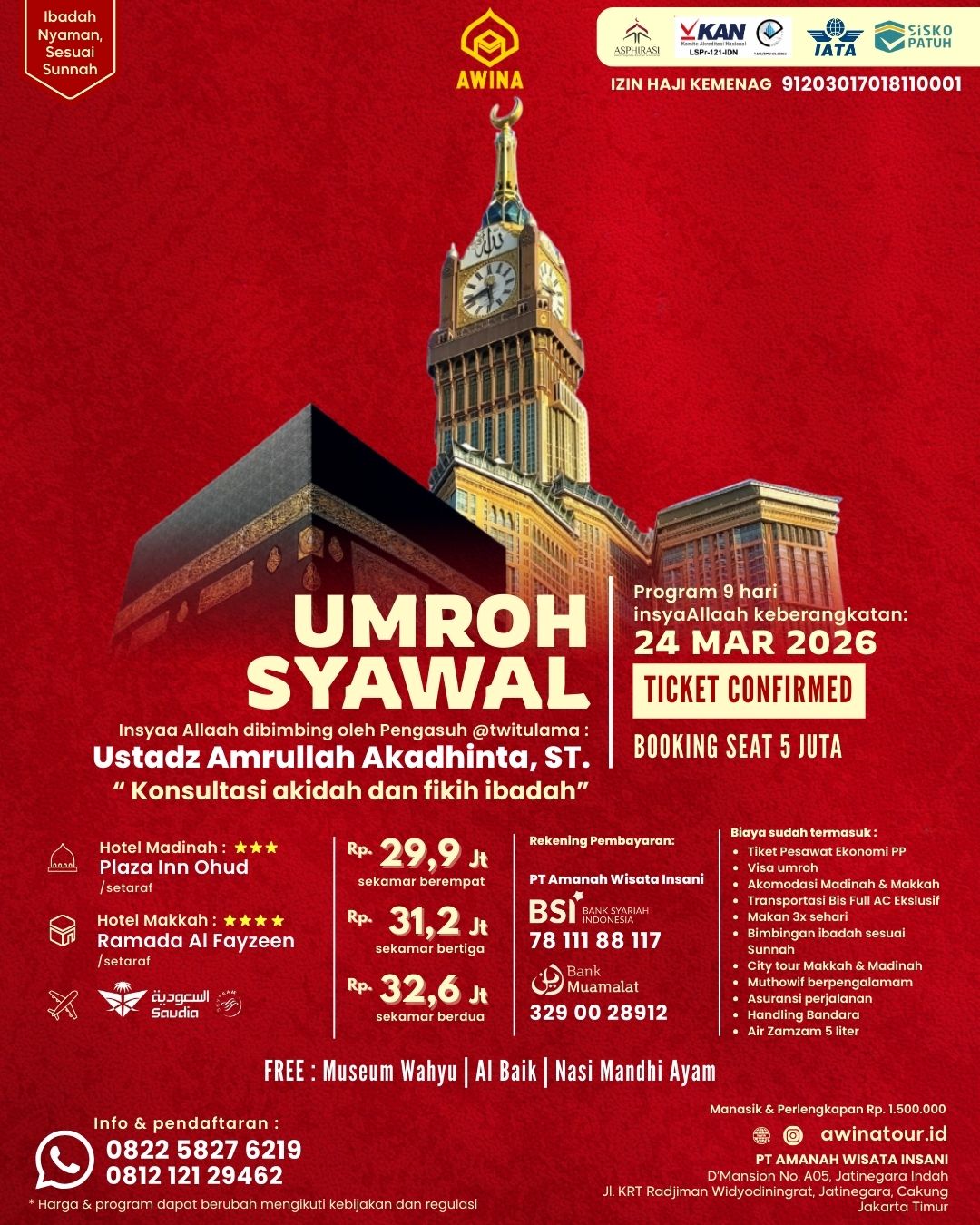 Umroh Syawal 2026