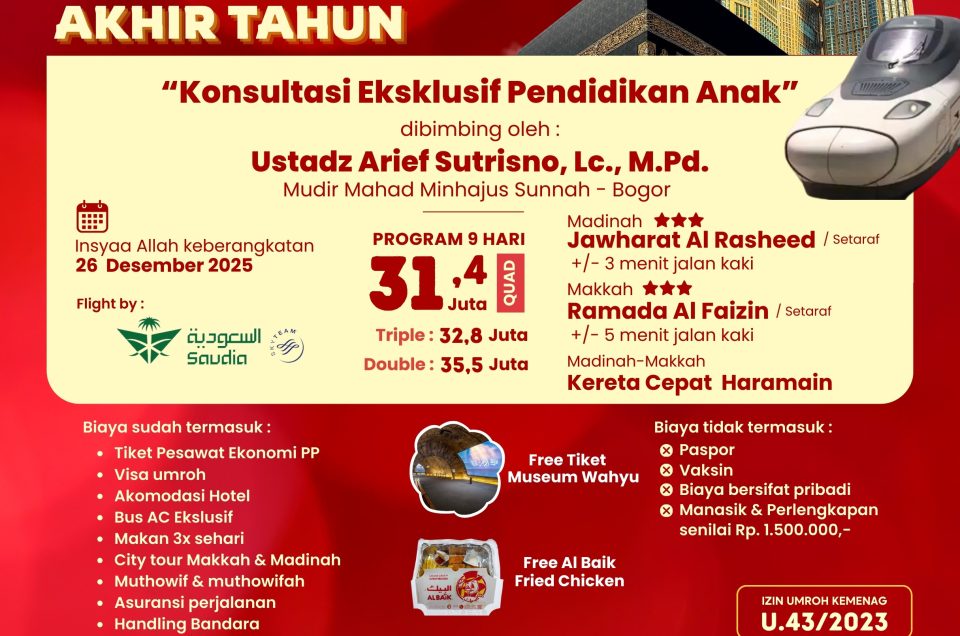 Flyer Umroh Cermat Akhir Tahun AWINA - 1