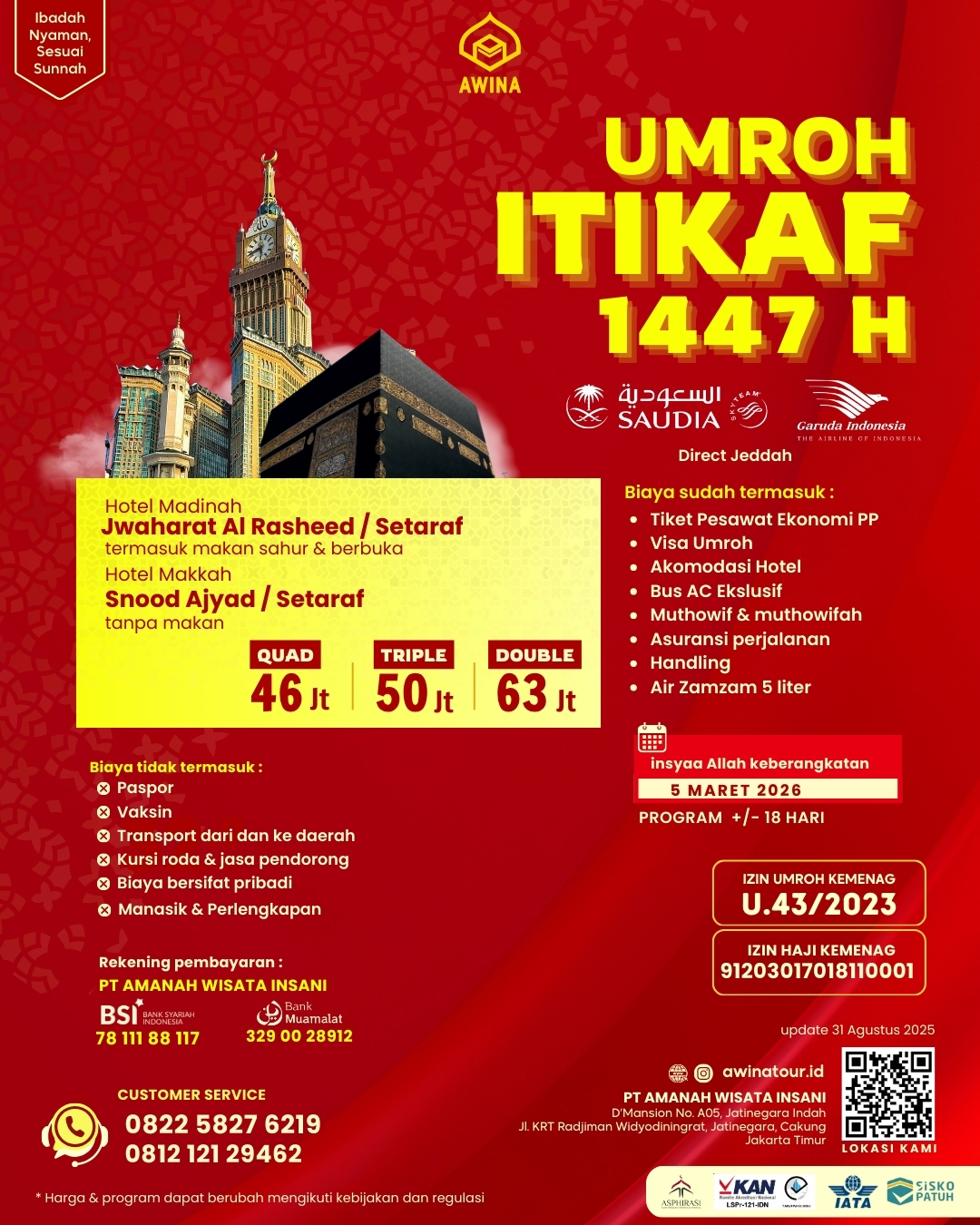 Umroh Itikaf 2026