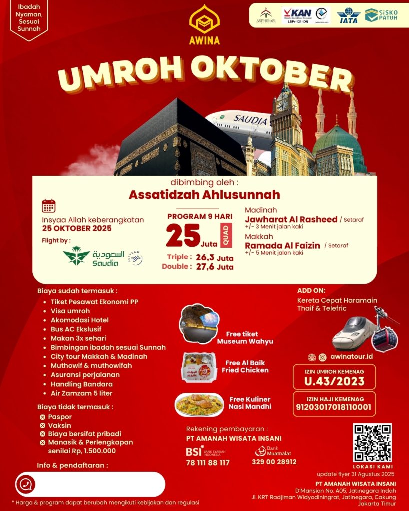 Umroh Oktober 2025