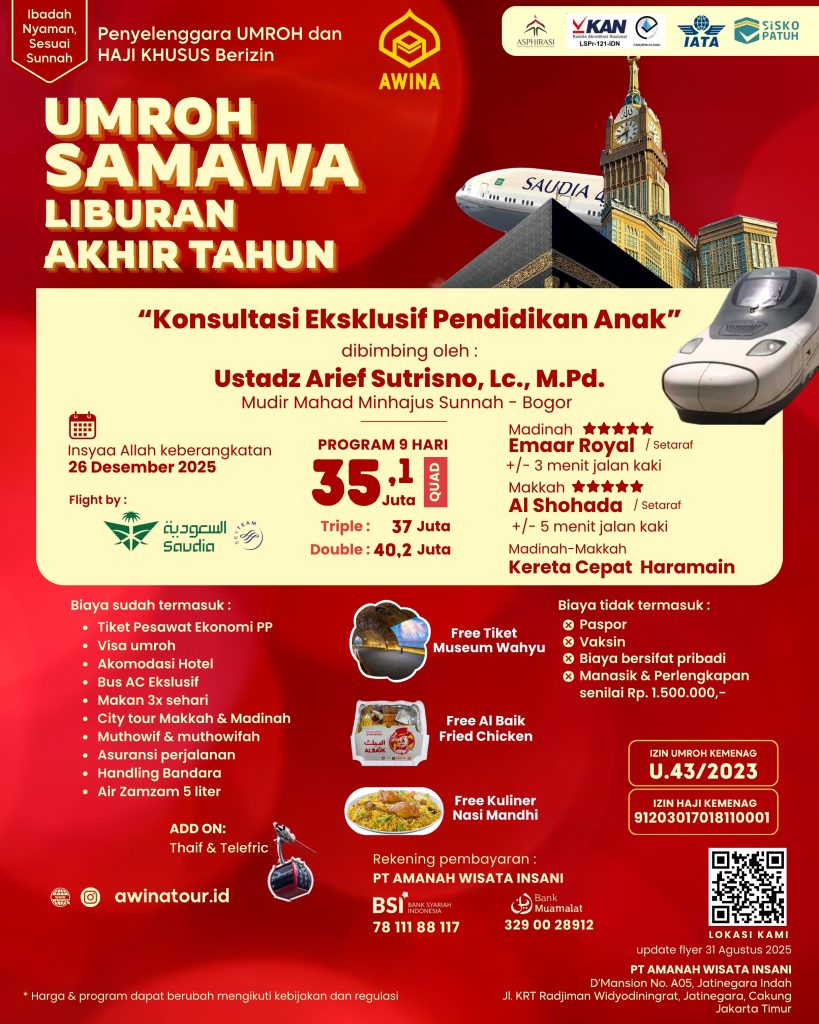 Flyer Umroh Samawa Akhir Tahun AWINA - 3