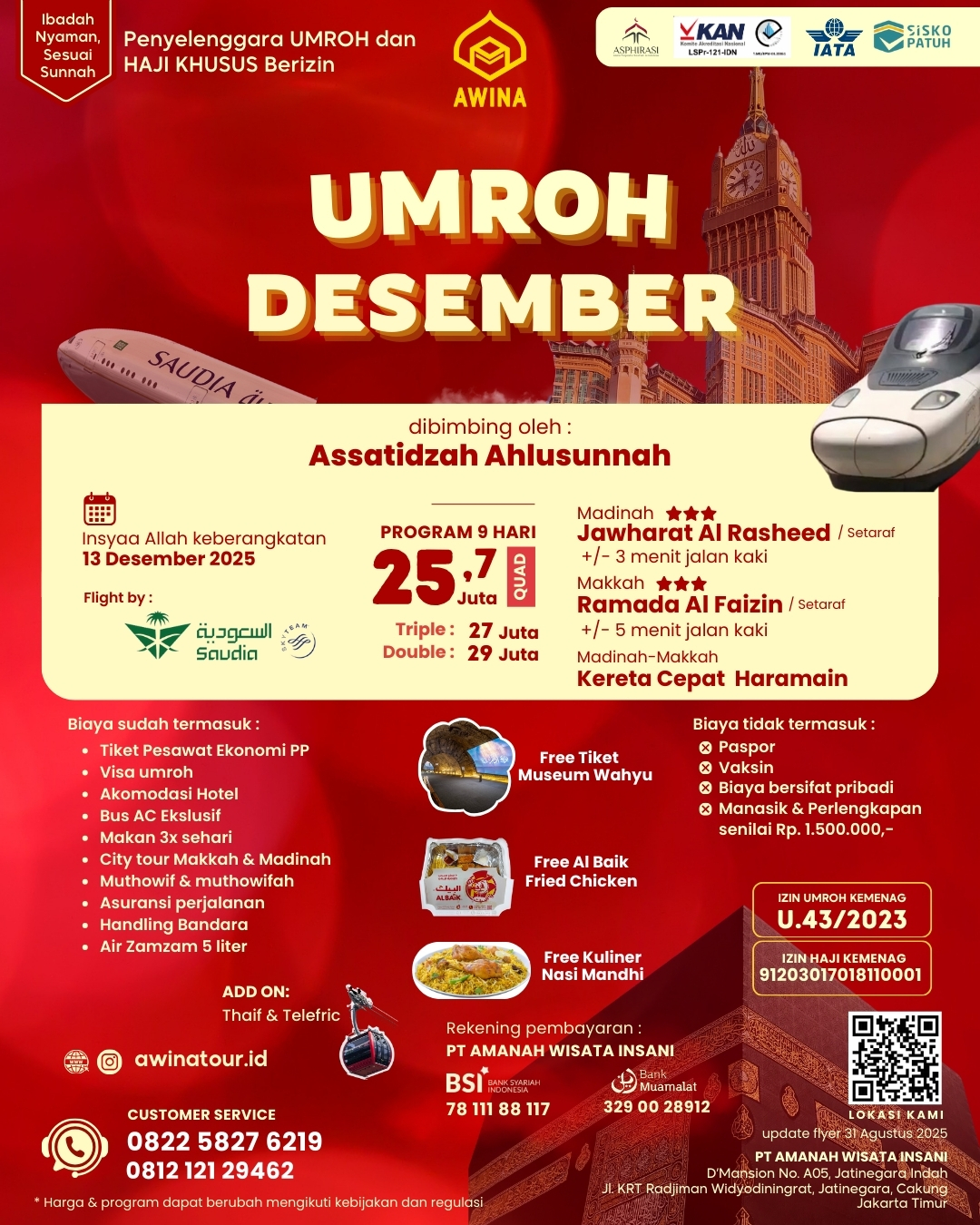 Flyer Umroh Desember 2025 AWINA