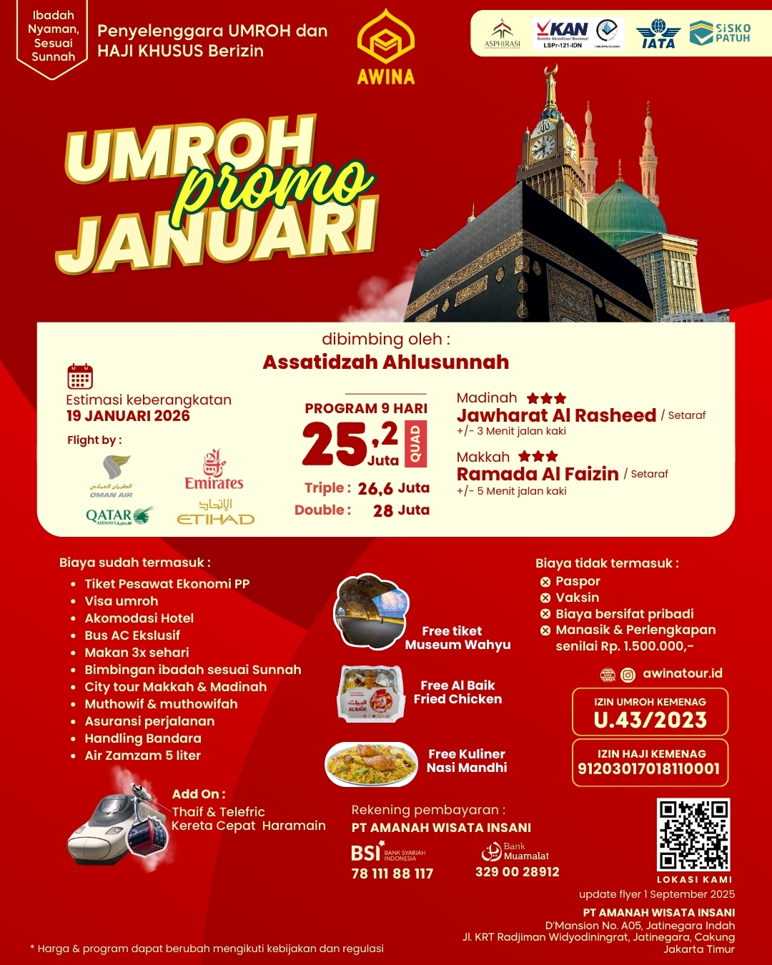 Umroh Promo 19 Januari 2026