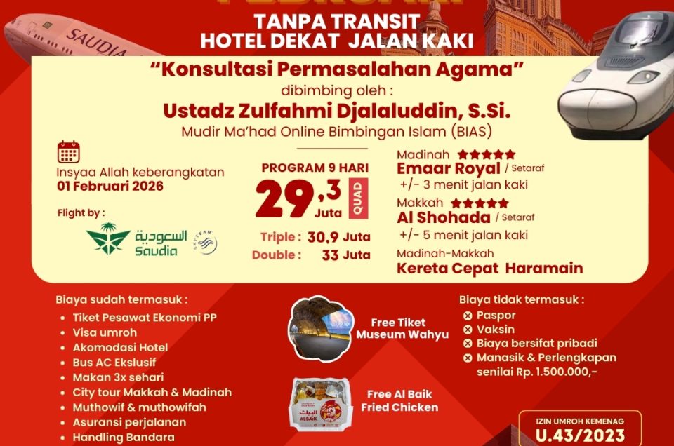 Umroh Samawa 01 Februari 2026 AWINA