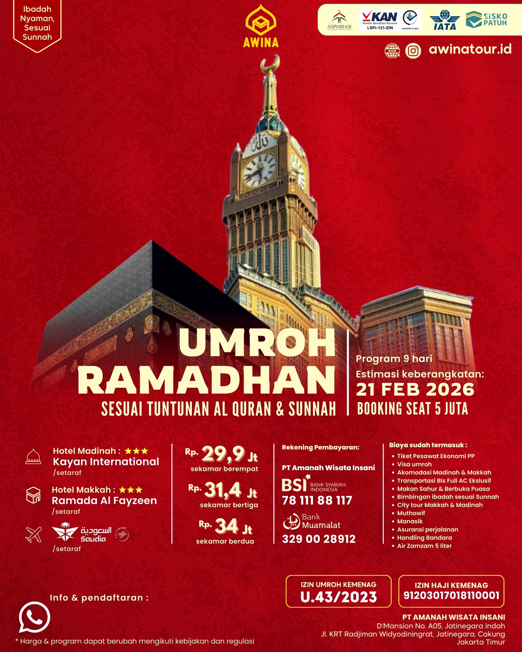Flyer AWINA Ramadhan